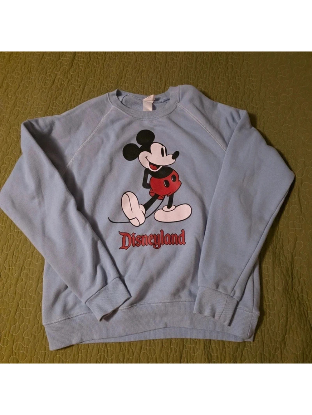 Women's Medium Disney Licensed Mickey Crewneck